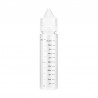 Flacon 60mL gradué transparent