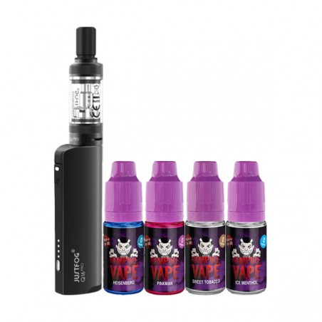 Pack Just Fog Q16 Pro + 4 liquides