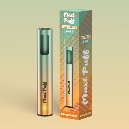 Batterie Rechargeable Orange Green - MaxiPuff